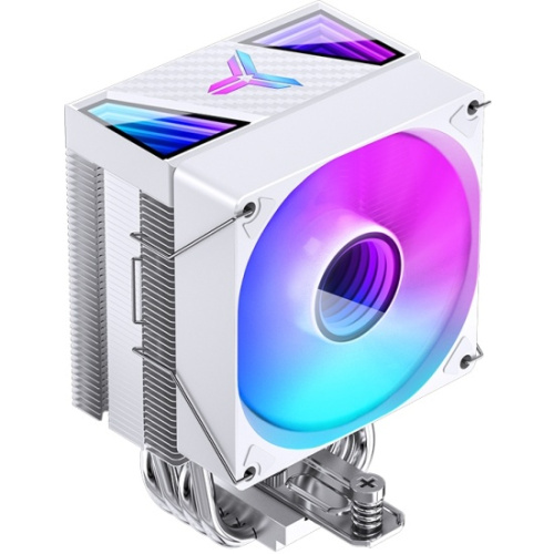 Кулер JONSBO CR-1400 V2 Color White LGA1700/1200/115X/AM5/AM4 (TDP 180W, PWM, 92mm Dynamic Multi-Color LED Fan, 4 тепловые трубки, 4-pin) Re