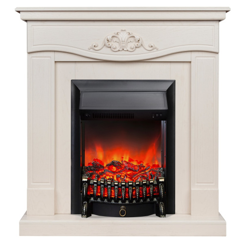 Электрокамин RealFlame Junona WT айвори с очагом Fobos Lux Black