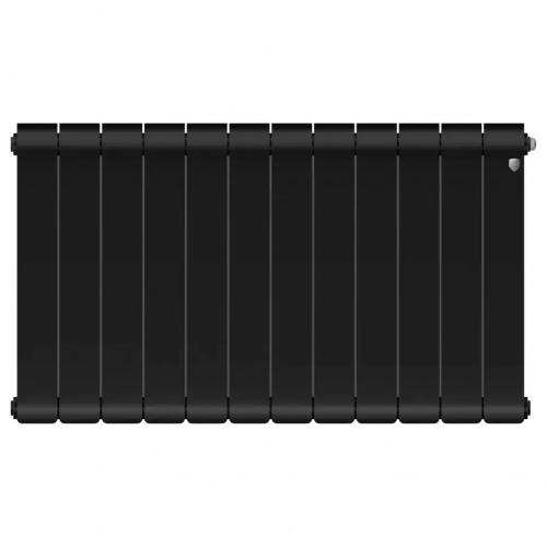 Биметаллический радиатор отопления  Royal Thermo Infinity 500 12 Секций Noir Sable