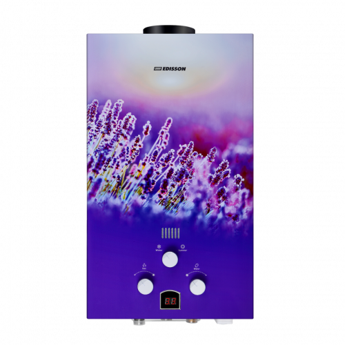 Водонагреватель Проточный Газовый Edisson E 20 Gd Лаванда Водонагреватель Проточный Газовый Edisson E 20 Gd Лаванда