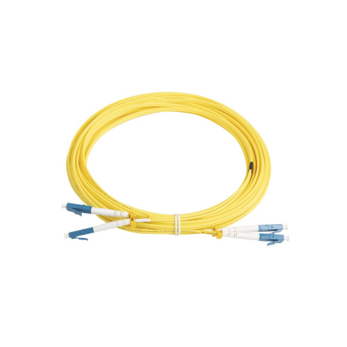 Патч-корд HYPERLINE FC-D2-9-LC/UR-LC/UR-H-10M-LSZH-YL волоконно-оптический 10м