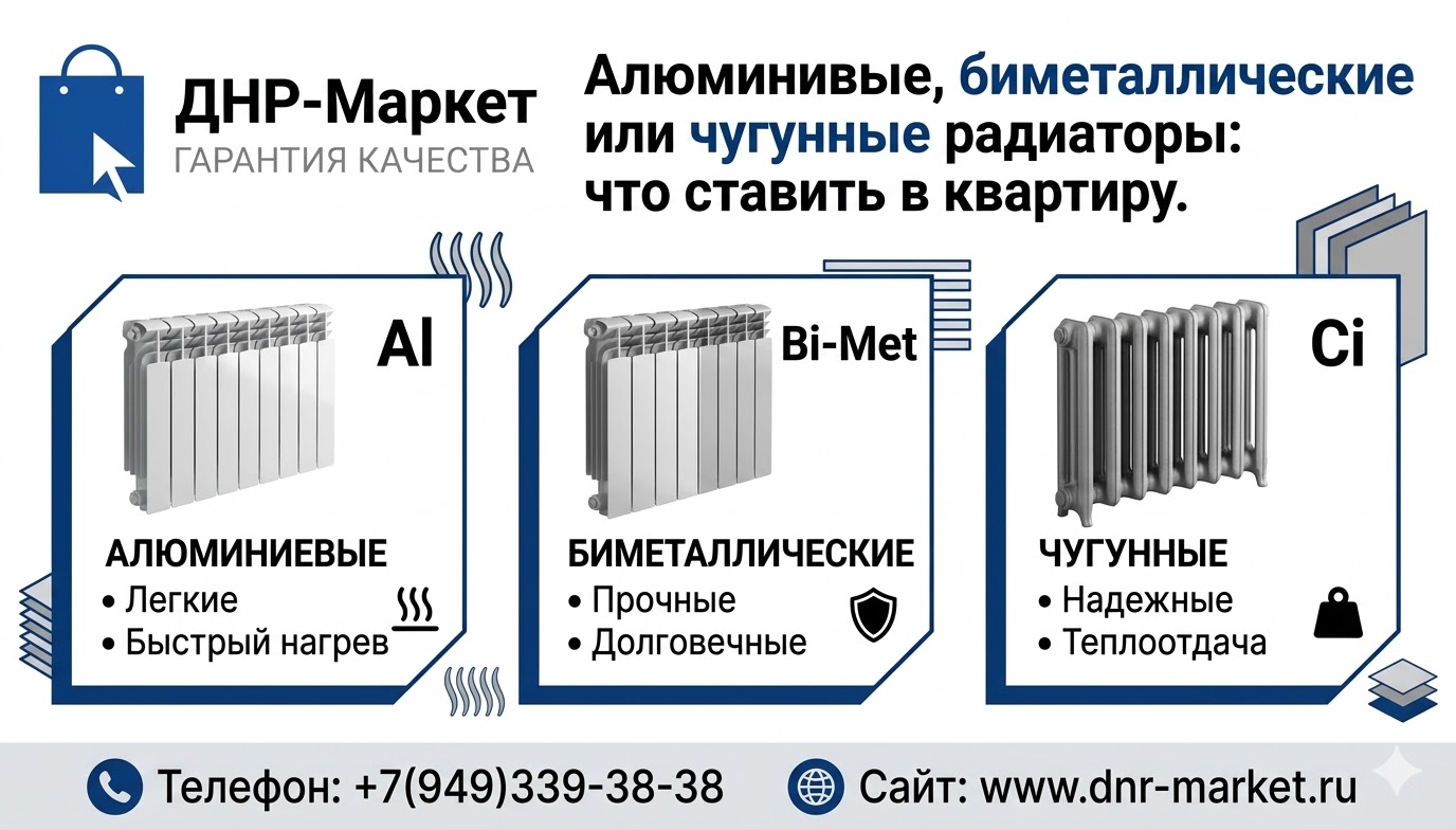 Алюминиевые, биметаллические или чугунные радиаторы: что ставить в квартиру. Алюминиевые, биметаллические или чугунные радиаторы: что ставить в квартиру.
