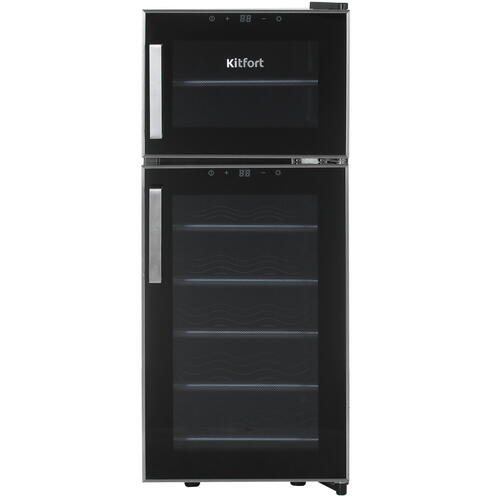 Винный шкаф Kitfort KT-2407 черный