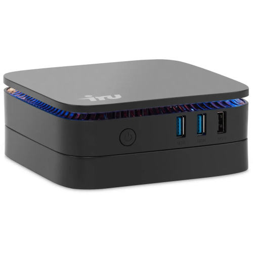 Неттоп IRU 110JLCN (1975163) Cel N5105 (2) 8Gb SSD256Gb UHDG noOS GbitEth 30W черный