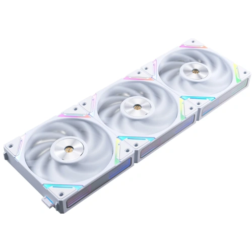 Комплект вентиляторов (3 шт.) 1STPLAYER XF7 White (XF7-WH-3IN1) / 120mm ARGB 3pin 5V PWM 4pin 12V 600-2000rpm 56.8cfm 33.12dBA