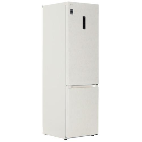 Холодильник с морозильником LG GC-B509FEMW бежевый