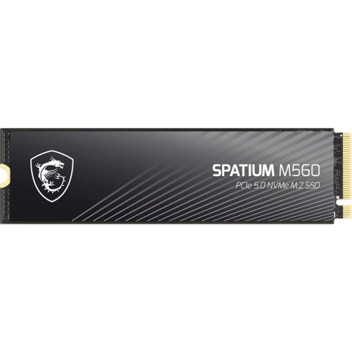 SSD MSI Spatium M560 (S78-440Q940-P83), M.2 2280 2TB PCIe Gen4x4 with NVMe, 3D TLC, R/ W 4900/ 4400