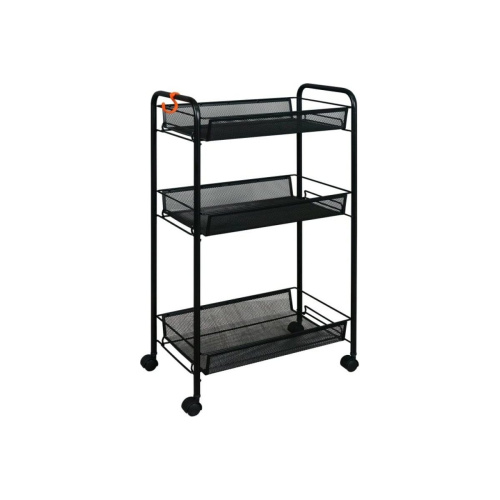 Этажерка ЗМИ Ладья 2 К Э322 на колесиках черный