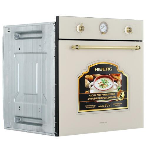 Электрический духовой шкаф HIBERG VM 6382 YR бежевый