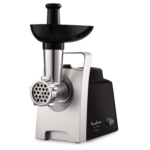 Мясорубка Moulinex ME108832 черный/серебристый