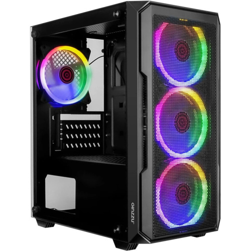 Корпус Ginzzu CL680 mATX Fan 4*12FRGB