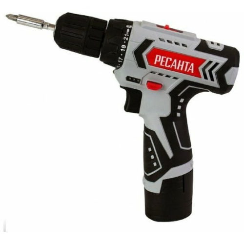 Дрель-шуруповерт аккумуляторная Ресанта ДА-20-2ЛК 75/14/11