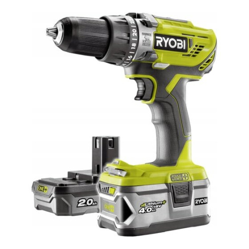 Дрель-шуруповёрт Ryobi ONE+ R18PD3-242S (5133003820) ударная 2АКБ+ЗУ