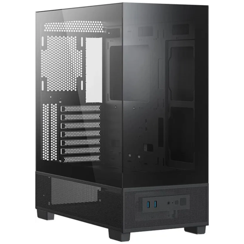 Корпус XASTRA Q500-0F Black (Q500-0F) ATX/Aquarium/Screewless/no fans