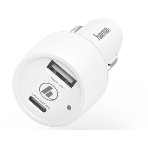 АЗУ Hama H-183322 3A PD+QC белый (00183322)