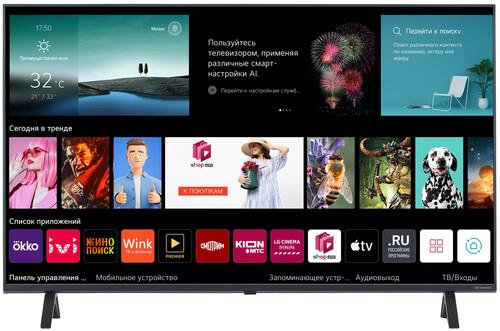 43" (108 см) Телевизор LG 43NANO80T6A черный