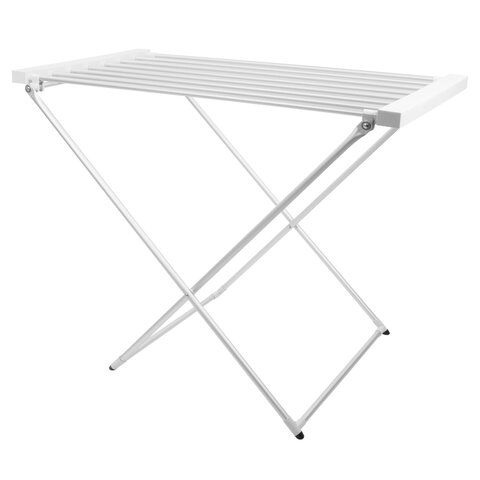 Сушилка для белья Laima Home 700977 электрическая, напольная, раскладная, алюминиевая, нагрев 60°С