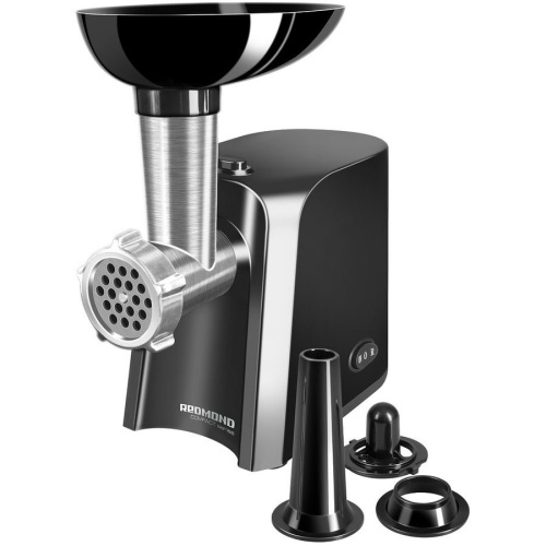 Мясорубка Redmond RMG-1223 черный/серебристый