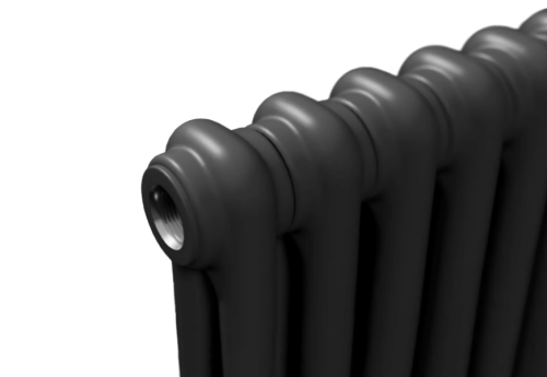 Стальной трубчатый радиатор Rifar Tubog 2180/8 нижнее подключение DV2 титан