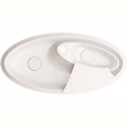 Кухонная мойка Marmorin Silvanus White