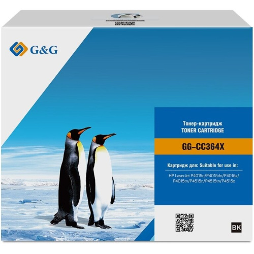 Картридж лазерный G&G GG-CC364X черный 24000стр для HP LJ P4015/P4515