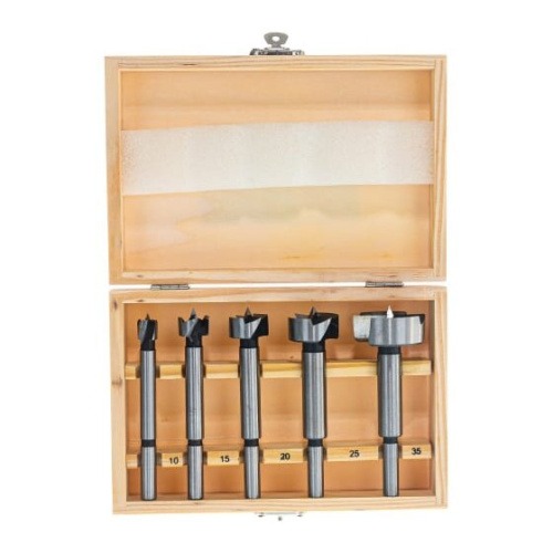 Набор сверл Форстнера по дереву SPARTA 704405,10-15-20-25-35 мм