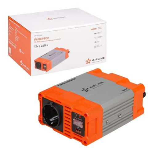 Инвертор Airline API-400-03 12В-220В 500Вт