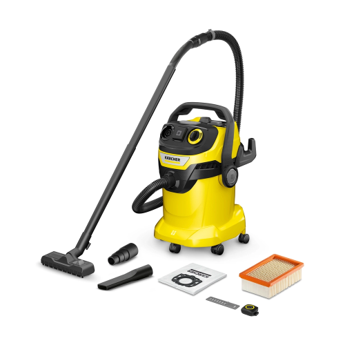 Строительный пылесос Karcher WD 5 Control P 25/5/22 (1.628-317.0) желтый