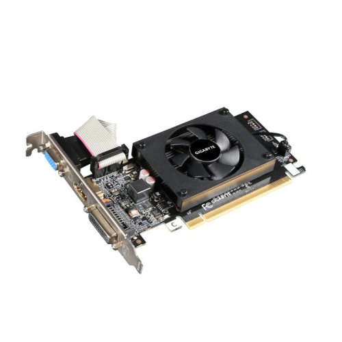 Видеокарта Gigabyte GV-N710D3-2GL PCI-E nVidia GeForce GT 710 2048Mb 64bit DDR3 954/1800 DVIx1/HDMIx1/CRTx1/HDCP Ret low profile