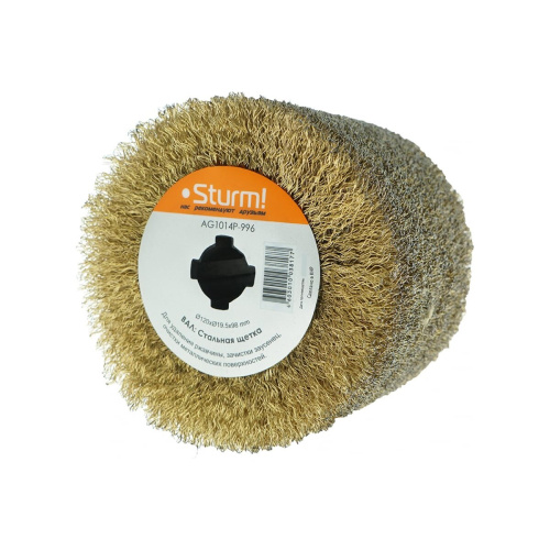Щетка Sturm! AG1014P-996 железный провод d120мм