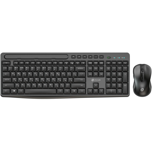 Комплект клавиатура и мышь Oklick S275W USB черный