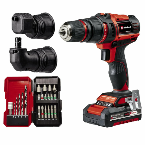 Дрель-шуруповерт EINHELL PXC TE-CD 18/45 3X-Li (4513990) с одним АКБ 2Ач
