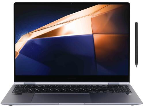 16" Ноутбук Samsung Galaxy Book4 Pro 360 серый
