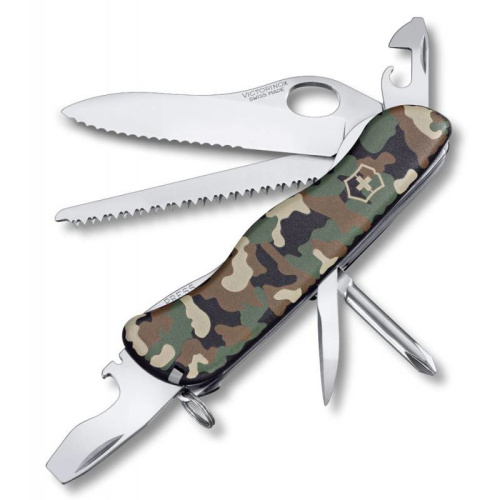 Нож перочинный Victorinox Trailmaster (0.8463.MW94) 111мм 12функций камуфляж карт.коробка