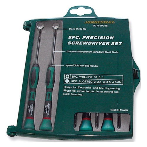 Набор отверточный Jonnesway D3765P08S 8 предметов