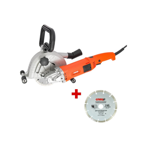 Штроборез Спец ШЭМ-150/2200 (СПЕЦ-4124/0516001) 2000Вт + Диск алмазный отрезной