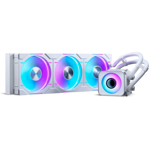 СВО Phanteks Glacier One 360D30 X2 (PH-GO360D30_DWT02) / White / 3x120mm D30 PWM ARGB Fans