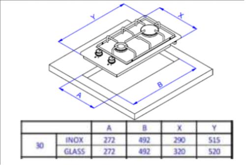 Газовая варочная поверхность Weissgauff HGG 320 WGV