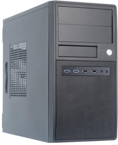 Корпус CHIEFTEC MESH CT-04B-OP без БП, черный, mATX