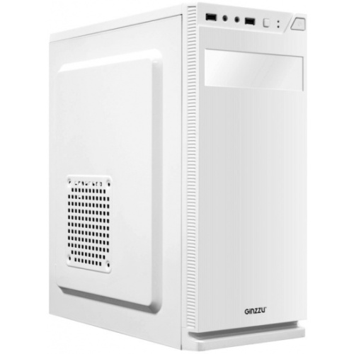 Корпус Ginzzu A220 White w/o PSU