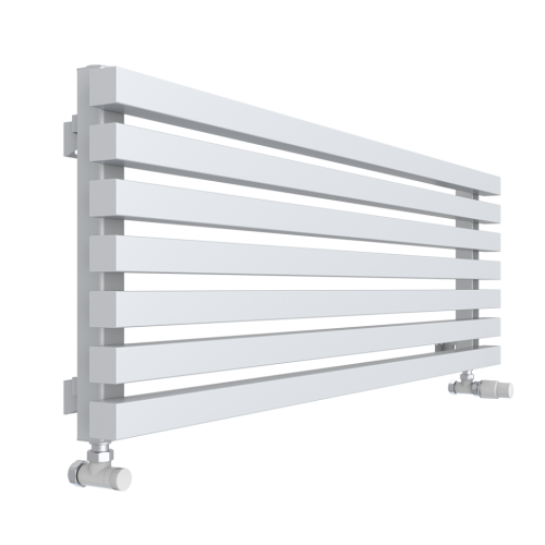 Стальной трубчатый радиатор КЗТО Quadrum 40 H 1250-15 белый муар