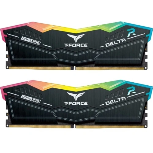 ОЗУ TEAMGROUP T-Force Delta RGB (FF3D532G6000HC38ADC01) 32GB (2x16GB) DDR5 6000MHz CL38 (38-38-38-78) 1.25V / Black