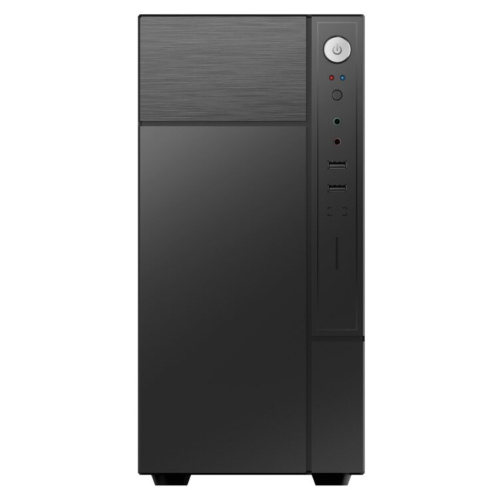 Корпус FOXLINE Forza FZ-017-SX450R mATX case, black, w/PSU 450W 12cm, w/2xUSB2.0, w/pwr cord, w/o Fan