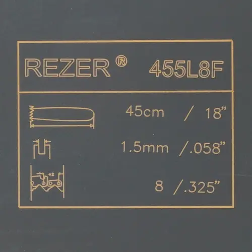 Шина сварная Rezer 455L8F (Carver 45-18, Forward, Patriot, BGT, 18"-72зв) (03.016.00018)