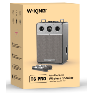 Портативная колонка W-King T6Pro черный