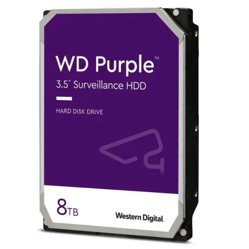 HDD WD Purple WD85PURU 8TB (SATA 3.0-600) для видеонаблюдения