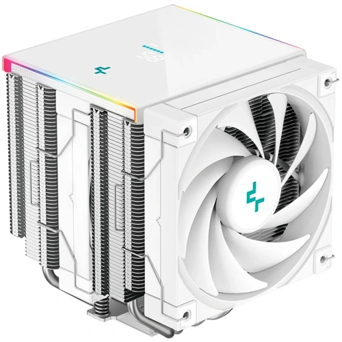 Кулер DEEPCOOL AK620 Digital SE WH LGA1851/1700/1200/115X/AM5/AM4 (TDP 260W, PWM, Dual Fan 120mm, 6 тепл. трубок, ARGB, белый) Ret