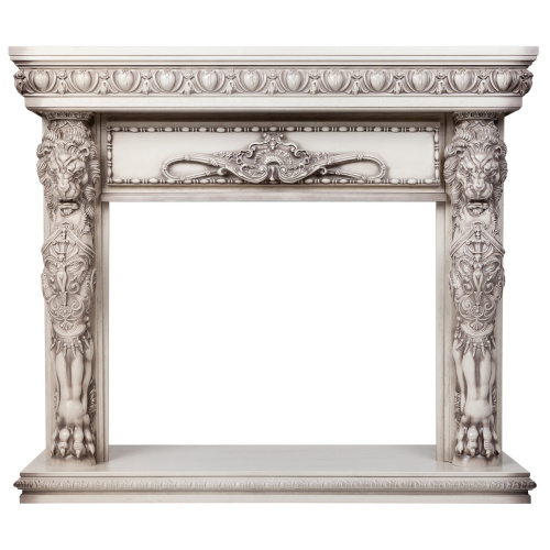 Портал каминный из МДФ RealFlame Romano 33 белый, для очагов Firespace 33 и 3D Firestar 33, Epsilon 33