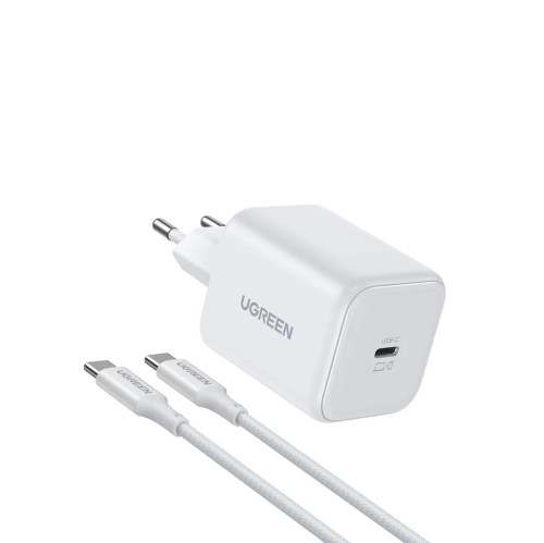 СЗУ UGREEN X524 (65055) 45W USB-C GaN Fast Charger With Cable EU White