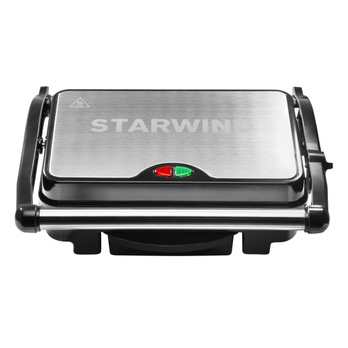 Электрогриль Starwind SSG2040 серебристый/черный